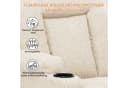 COMHOMA Relaxsessel TV-Sessel Beige mit Liefe- und Wippfunktion Bild 1