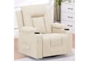 COMHOMA Relaxsessel TV-Sessel Beige mit Liefe- und Wippfunktion Bild 5