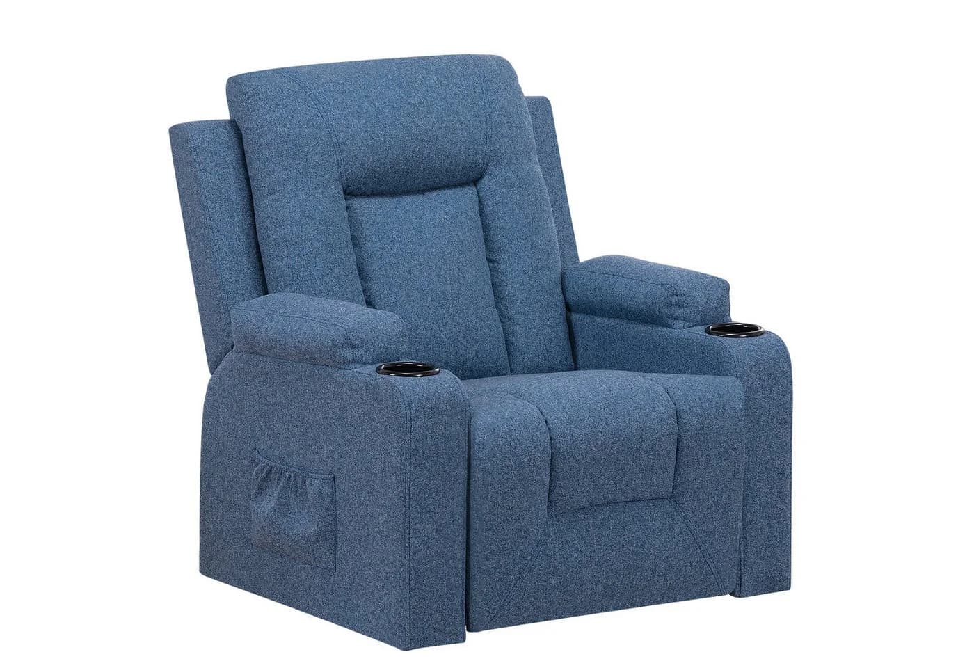 COMHOMA Relaxsessel TV-Sessel Blau mit Liege- und Wippfunktion - Bild 2