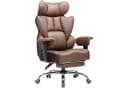 GTPLAYER Bürostuhl Gaming Stuhl Braun Kunstleder Ergonomisch Bild 2