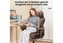 GTPLAYER Bürostuhl Gaming Stuhl Braun Kunstleder Ergonomisch Bild 3