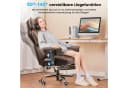 GTPLAYER Bürostuhl Gaming Stuhl Braun Kunstleder Ergonomisch Bild 5