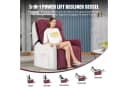 COMHOMA Elektrischer Relaxsessel mit Power Lift & SL-Massage Bild 3