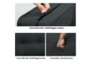 COMHOMA Kindersofa Schlafsofa Bodensofa Klappbar Schwarz Bild 3