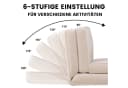 COMHOMA Kindersofa Schlafsofa Beige Faltbar mit Verstellbarer Rückenlehne Bild 1