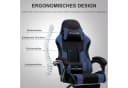 GTPLAYER Gaming-Stuhl Bürostuhl mit Massagefunktion, Fußstütze, Kopfstütze Bild 1