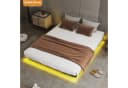 COMHOMA Metallbett mit LED & Steckdosen Bild 2