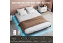 COMHOMA Metallbett mit LED & Steckdosen Bild 5