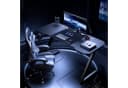 GTPLAYER Gamingtisch 120x60 Schwarz mit LED & USB Bild 4