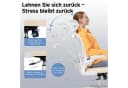 COMHOMA Bürostuhl Ergonomisch Beige Mesh mit verstellbarer Lendenwirbelstütze Bild 1