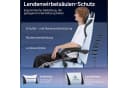 GTPLAYER Gaming-Stuhl hellblau Stoff mit Federsitzkissen und Fußstütze Bild 3