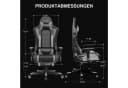 GTPLAYER Gaming-Stuhl Grau mit Bluetooth Lautsprecher und Fußstütze Bild 3