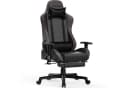 GTPLAYER Gaming-Stuhl mit Bluetooth-Lautsprecher & Fußstütze Schwarz Bild 2