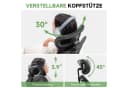 COMHOMA Bürostuhl Ergonomisch Schwarz mit Mesh und Wippfunktion Bild 5