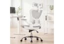 COMHOMA Bürostuhl Ergonomisch Grau Mesh mit Wippfunktion Bild 1