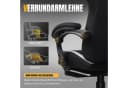 GTPLAYER Gaming-Stuhl Stoff Ergonomisch mit Fußstütze Bild 3
