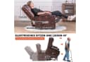 COMHOMA Massagesessel mit Aufstehhilfe und Massagefunktion Braun Bild 3