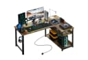 GTPLAYER Gaming Eckschreibtisch L-Form mit Regal und USB Bild 2