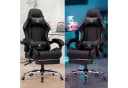 GTPLAYER Gaming-Stuhl Ergonomisch mit Massagefunktion und Fußstütze Schwarz Bild 1