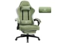 GTPLAYER Gaming-Stuhl Stoff Grün mit Fußstütze & Relax-Funktion Bild 2