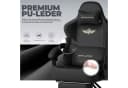 GTPLAYER Gaming-Stuhl Atmungsaktiv Ergonomisch Stoff/Kunstleder Bild 1