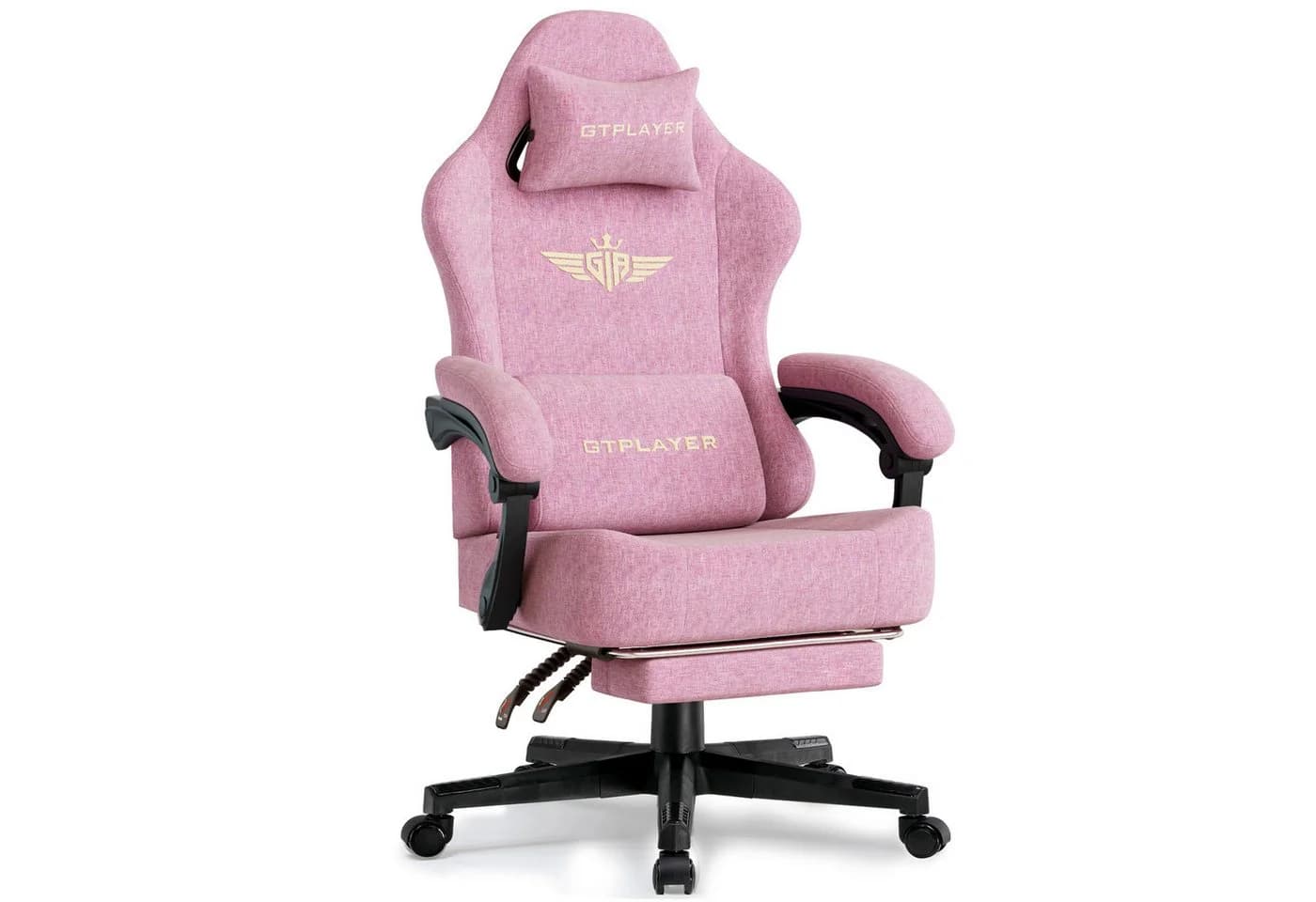 GTPLAYER Gaming-Stuhl Atmungsaktiver Bürostuhl Ergonomisch Stoff/Kunstleder - Bild 2