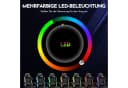 GTPLAYER Gaming-Stuhl mit LED Lichtleiste und Fußstütze Bild 4