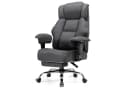 GTPLAYER Gaming-Stuhl Grau Ergonomisch bis 180 kg mit Fußstütze Bild 2