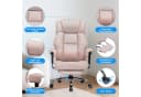 GTPLAYER Gaming-Stuhl Rosa Ergonomisch bis 180 kg mit Fußstütze Bild 3