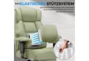 GTPLAYER Gaming-Stuhl Grün Ergonomisch mit Fußstütze Bild 1