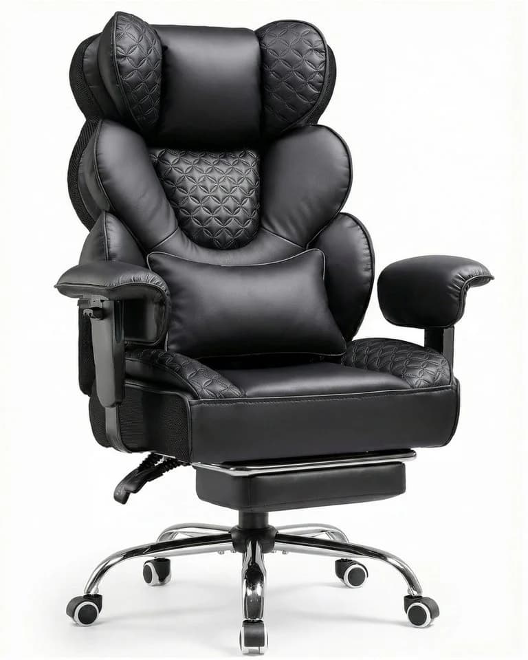 COMHOMA Gaming-Stuhl Ergonomisch 180 kg Lendenstütze - Bild 2