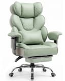 COMHOMA Gaming-Stuhl Ergonomisch 180 kg Lendenstütze Fußstütze 135° Bild 2