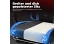 GTPLAYER Gaming-Stuhl Bürostuhl Ergonomisch mit Fußablage Blau Bild 3