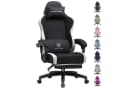 GTPLAYER Gaming-Stuhl Ergonomisch mit Fußstütze Schwarz Bild 2