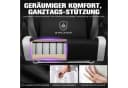GTPLAYER Gaming-Stuhl Ergonomisch mit Fußstütze Schwarz Bild 4