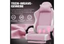 GTPLAYER Gaming-Stuhl Rosa Ergonomisch mit Fußstütze Bild 3