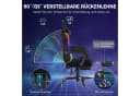 GTPLAYER Gaming-Stuhl mit LED und Massagefunktion, schwarz Bild 5