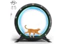 COMHOMA Katzenlaufrad 100 cm Metall ultraleis mit Teppich Bild 2