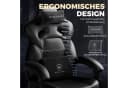 GTPLAYER Gaming-Stuhl ACE-ARMOR Schwarz mit Fußstütze Bild 3