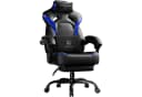 GTPLAYER Gaming-Stuhl ACE-ARMOR Schwarz mit Fußstütze & Lendenkissen Bild 2