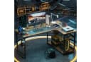 GTPLAYER Gaming Eckschreibtisch L-Form mit Regal und USB-Anschluss Bild 5