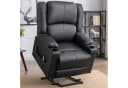 COMHOMA Massagesessel mit Aufstehhilfe und Massagefunktion Schwarz Bild 2