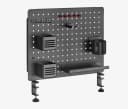 Ergolutions Wandtafel Schreibtisch Organizer Schwarz Magnetisch Bild 1