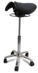Ergolutions Sitzhocker Sattelhocker Split Ergonomisch 5 Jahre Garantie Hocker mit Rollen Bild 2