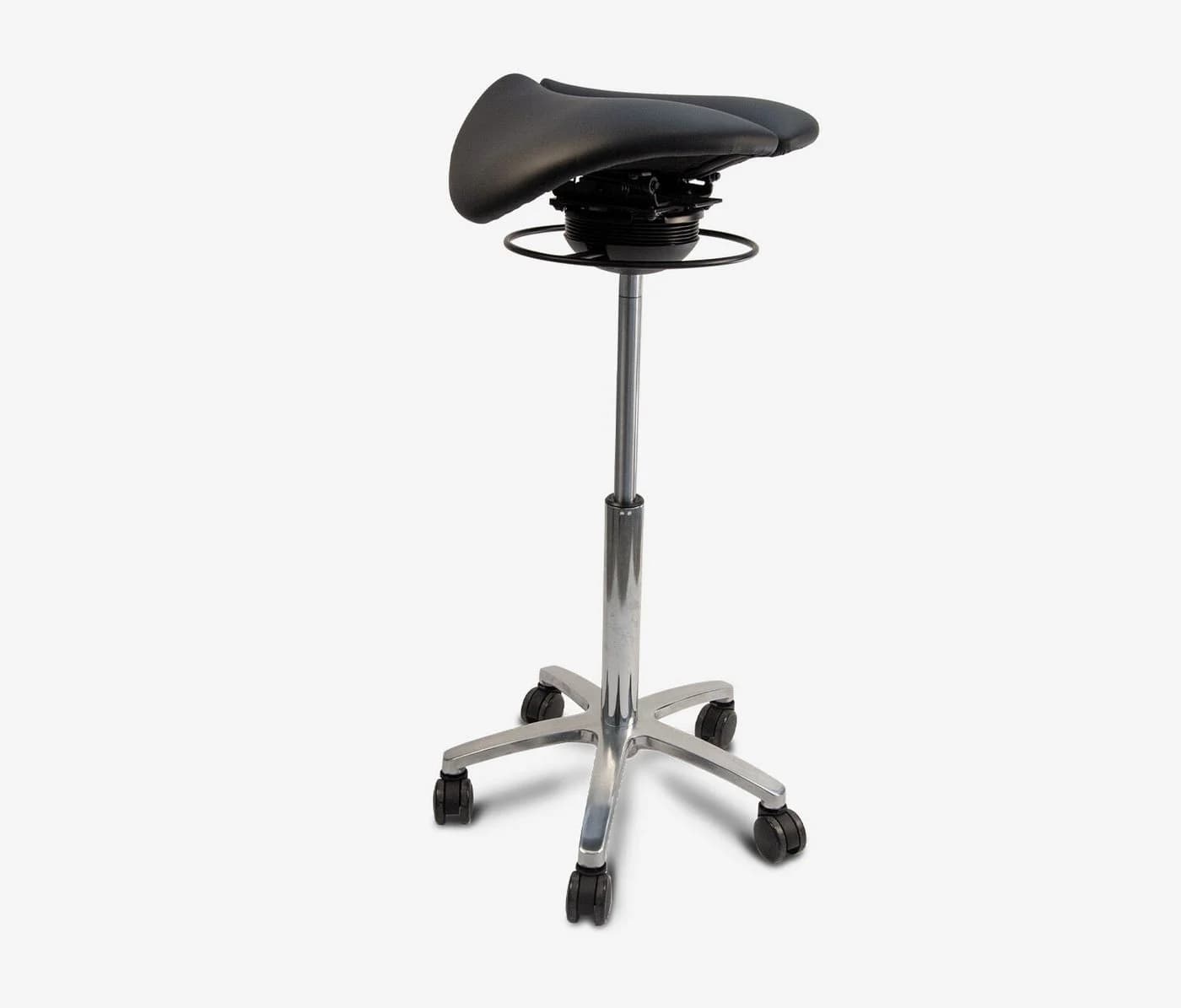Ergolutions Sitzhocker Sattelhocker Split Ergonomisch 5 Jahre Garantie Hocker mit Rollen - Bild 4