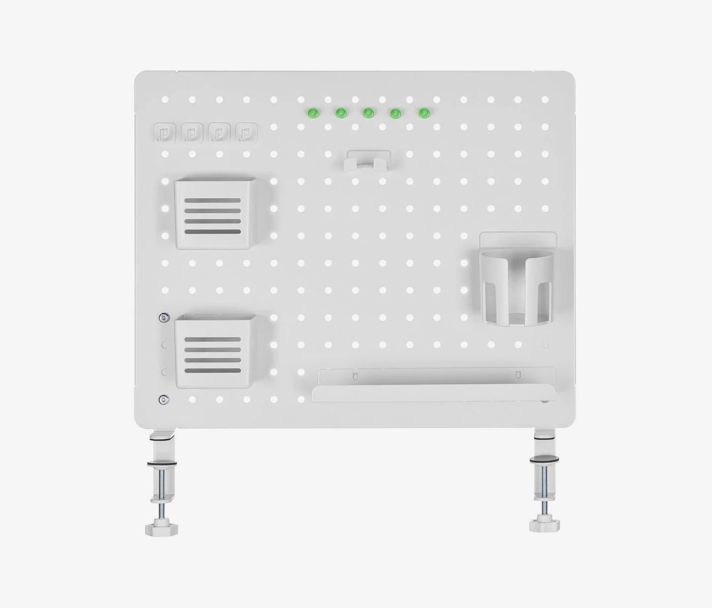 Ergolutions Wandtafel Schreibtisch Organizer Board 2-tlg. Weiß