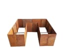 EdelrostPassion Hochbeet U-Form 200x200 180x180 60 80 100 cm Bild 2