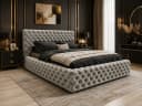 B&B Home Polsterbett Figo A mit Bettkasten Grau Bild 2