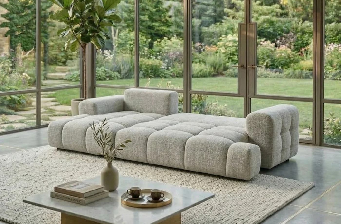 B&B Home Big-Sofa Vitton II L-Form mit Schlaffunktion und Bettkasten - Bild 3