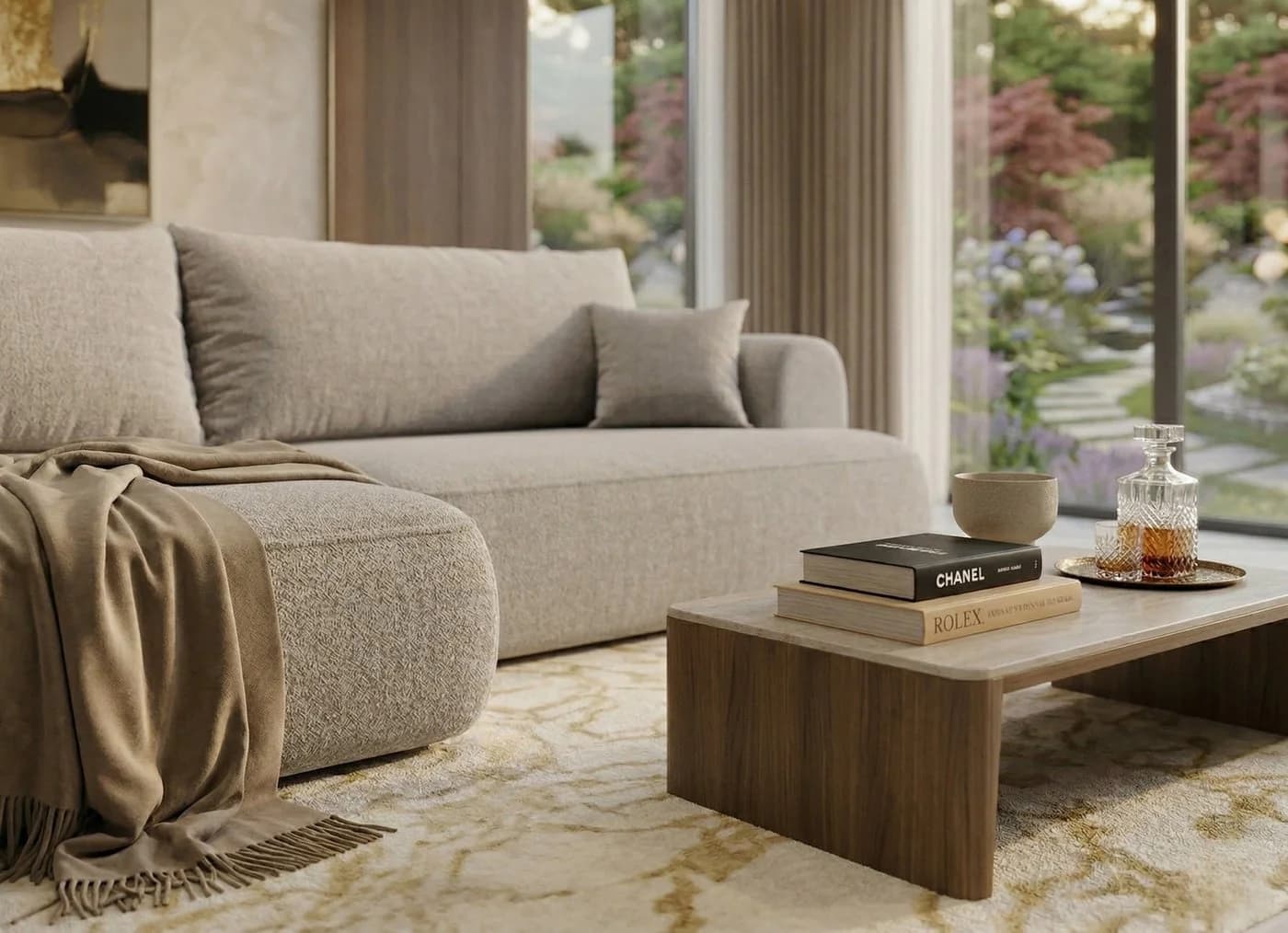 B&B Home Big-Sofa Vitton L-Form mit Schlaffunktion und Bettkasten - Bild 5